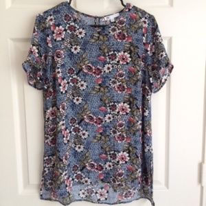 DR2 by Daniel Rainn Tiered Tunic-Style Top